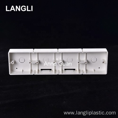 Electrical Plastic Fireproof Box Inch switch box